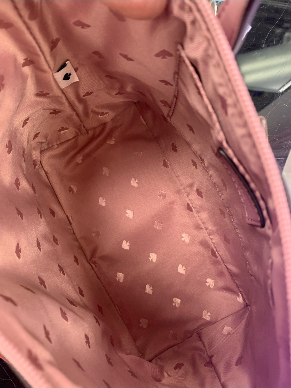 kate spade Rose Pink Glitter-Bottom Tote
11 by 8 - Picture 4 of 8
